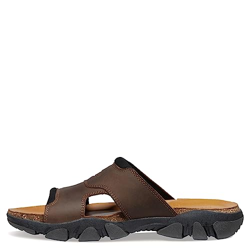 KEEN Men’s Daytona 2 Comfortable Slip On Casual Slide Sandals, Bison/Black, 9.5 Medium US - Image 4
