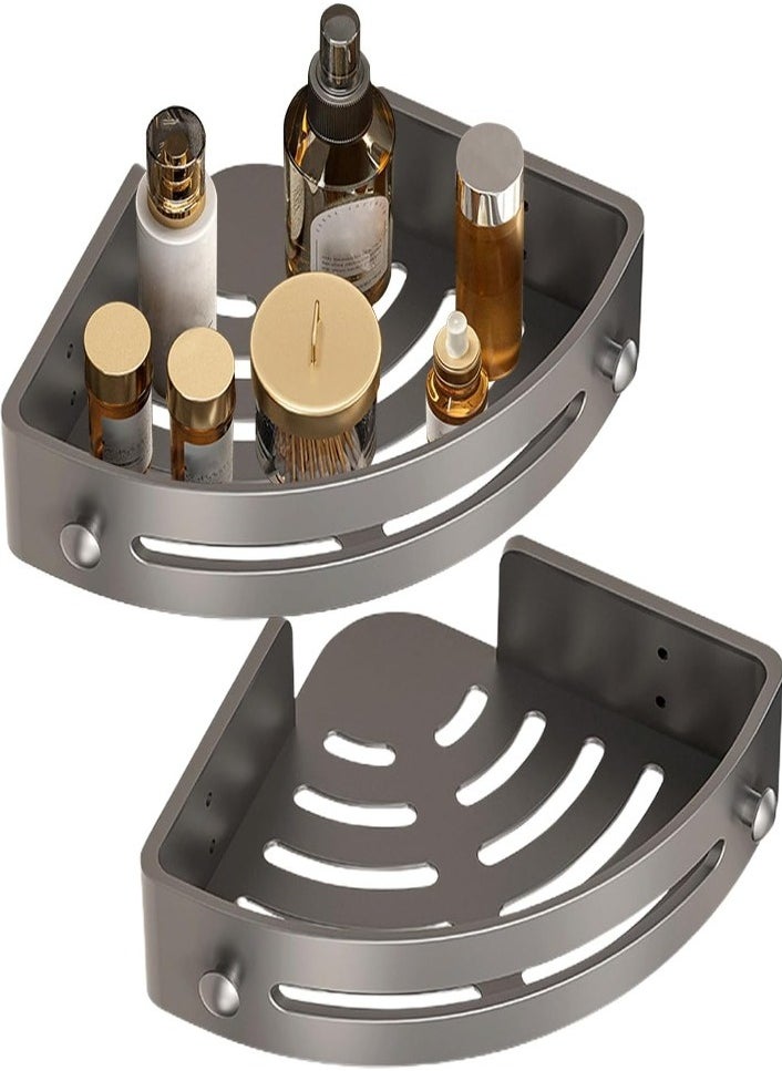 XVersion Shower Corner Shelf | Bathroom Storage Rack | Rustproof & Water-Resistant Organizer  - Image 1