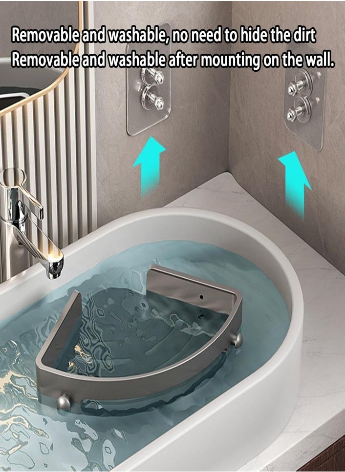 XVersion Shower Corner Shelf | Bathroom Storage Rack | Rustproof & Water-Resistant Organizer  - Image 3