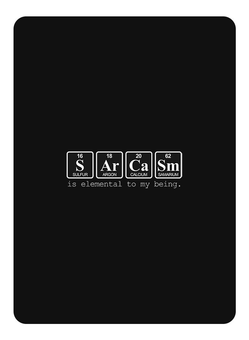 Theodor Protective Flip Case For Apple iPad Mini 6 With Trifold Stand Auto Wake Sleep Shockproof Cover Sarcasm copy - Image 1