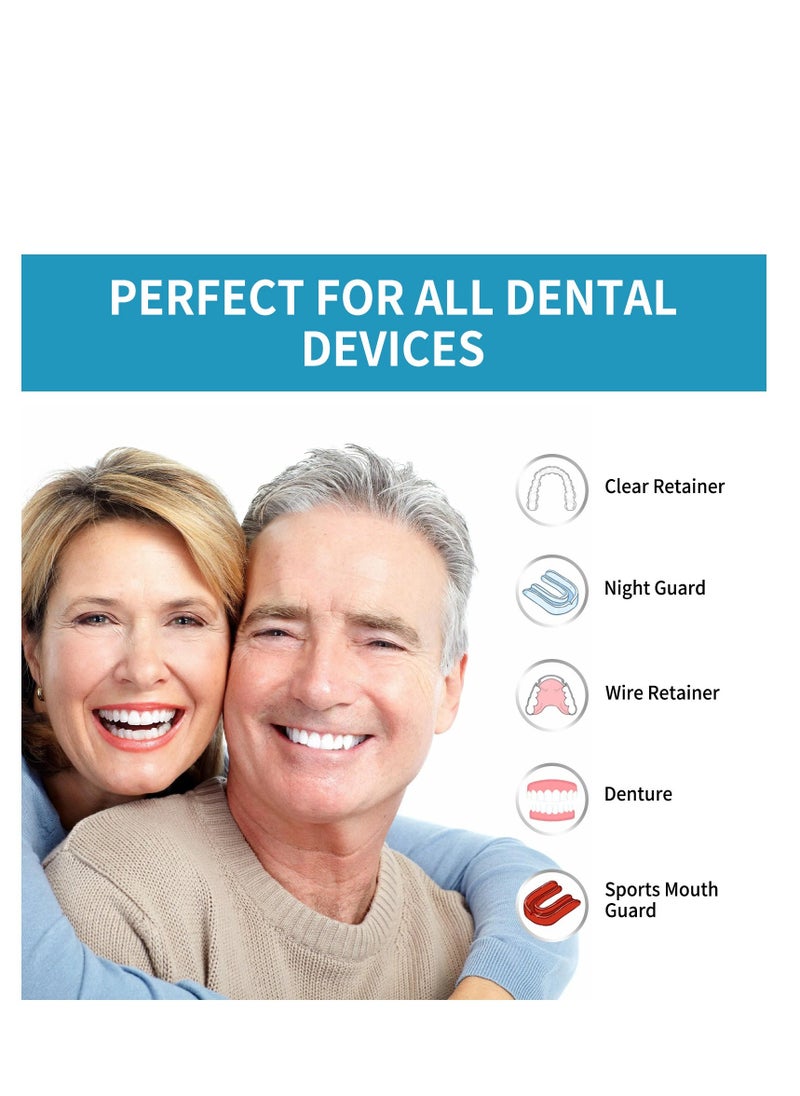 EELHOE Retainer Cleaner, Retainer Whitening Foam, Retainer Stain Removal Foam, Stain Removal Aligner, Retainer Cleaner, Teeth Whitening Foam, Mouth Guard Cleaner, Retainer Cleaning Foam for Oral Care 30ml - Image 3