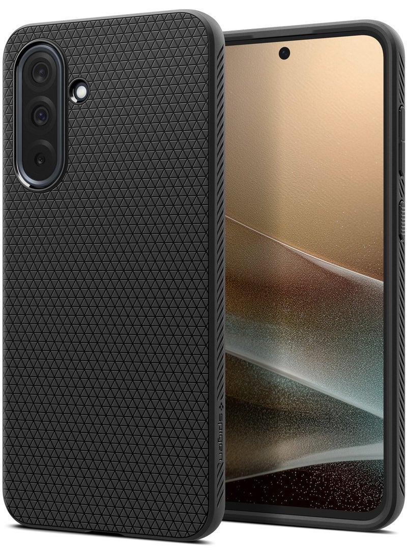 Spigen Liquid Air Samsung Galaxy A36 5G Case Cover (2025) - Matte Black - Image 1