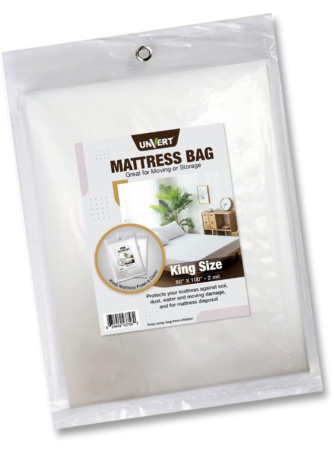 Unvert King Mattress Bag Cover For Moving Or Storage  - Image 5