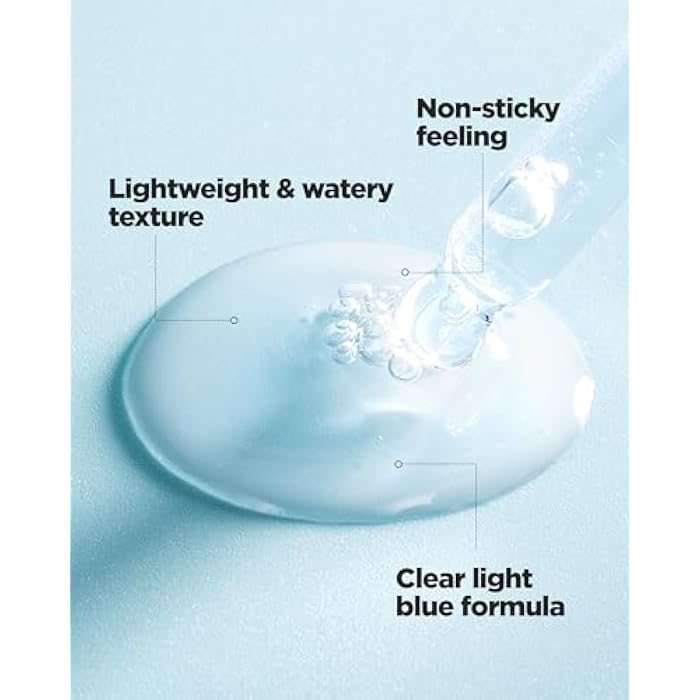 WELLAGE Real Hyaluronic Blue Ampoule 100, Korean Hydrating Serum for Face, Fragrance Free Hyaluronic Acid Deep Moisturizing Serum with Panthenol for Sensitive Dry Skin Moisturizer (2.54 fl.oz_R) - Image 5