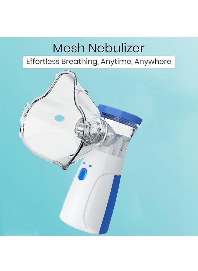 Ocean Portable Ultrasonic Mesh Nebulizer,  Adjustable Fog, with Auto-Off Function, Low Power Consumption, Rechargeable, Comfortable for Adults and Children - Image 2