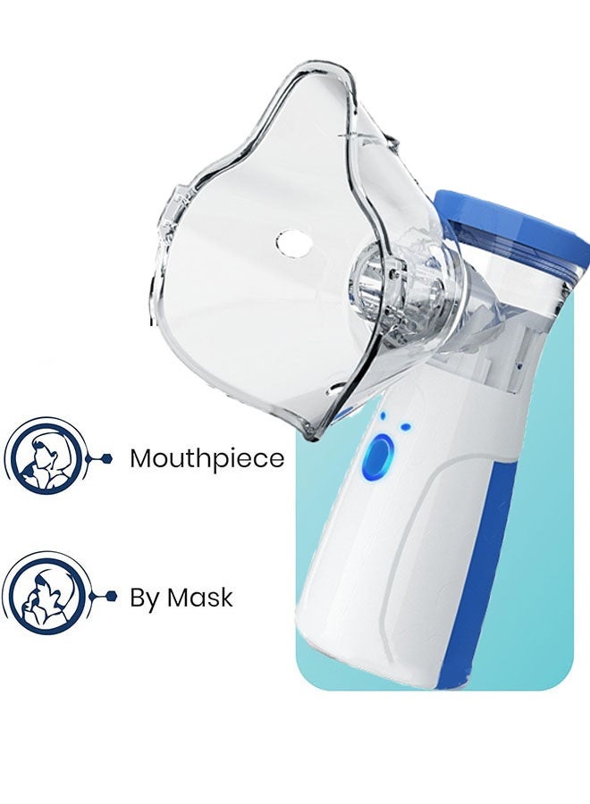 Ocean Portable Ultrasonic Mesh Nebulizer,  Adjustable Fog, with Auto-Off Function, Low Power Consumption, Rechargeable, Comfortable for Adults and Children - Image 4