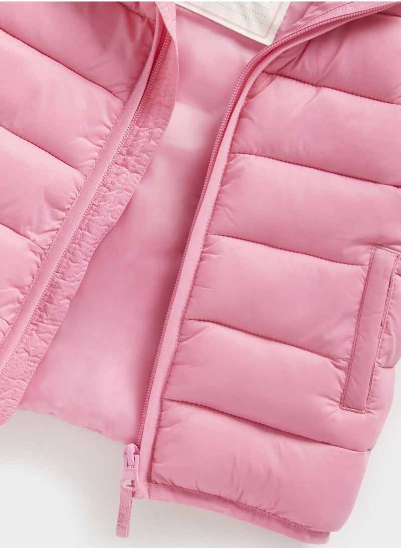 mothercare Kids pack-away quilted gilet  - Image 4