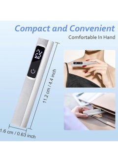 Mini UV LED Nail Lamp for Gel Nails, 2.0 Handheld UV Light for Fast Curing with Touch Screen- Silver - pzsku/Z25B0C2E11FE39BD36E40Z/45/_/1729263986/b7dcde1f-7e20-4f95-aa83-14ccba8a7baf