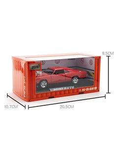 Generic Dodge Charger Car Model 1/32 With Sound effects and lighting effects Supercar Toy Gift Red  - Image 4