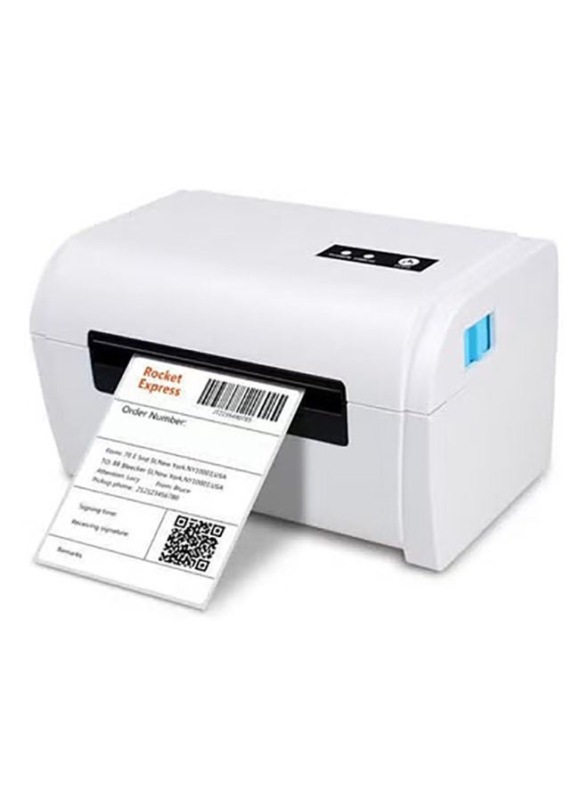VOGMAX - Thermal Label Printer USB Connection Bluetooth Connection - White - Image 1