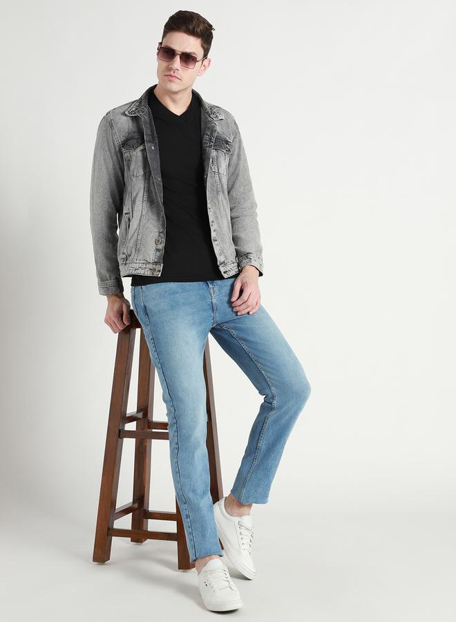 Dennis Lingo Mid Rise Slim Fit Faded Jeans - Image 4