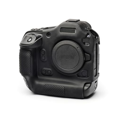 easyCover Protective Silicone Camera Case for Canon R1 Black - Image 1