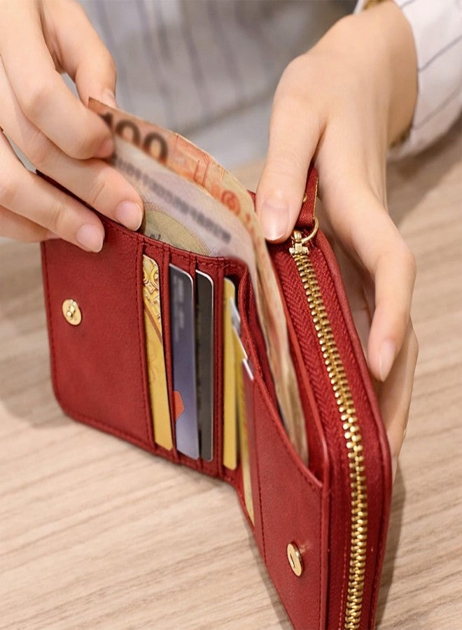 SYGA Women’s Stylish Quilted PU Leather Wallet – Compact Zip Closure Card Holder Purse for Girls & Ladies - Image 5
