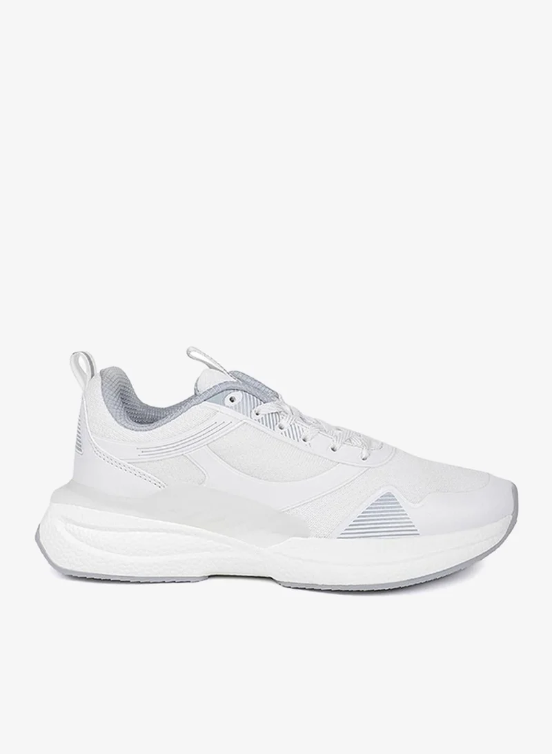 Campus Men Ballet Bubble Yoga Max Lace-Up Walking Shoes-Off White