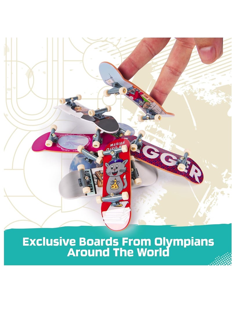 Tech Deck مجموعة Tech Deck Olympic Ramp مقاس 96 مم مكونة من 8 قطع  - Image 4