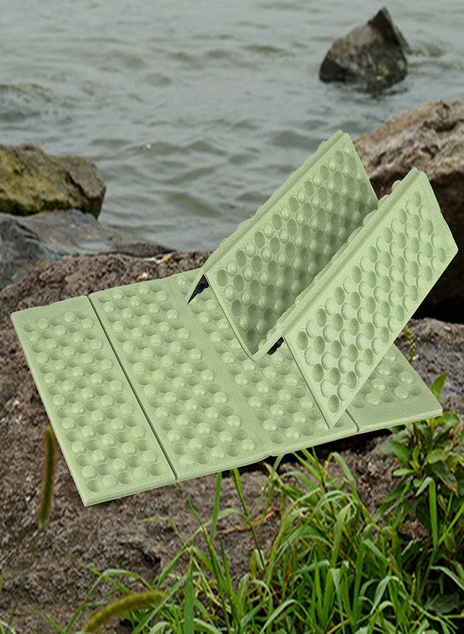 VGEBY1 Camping Foam Pad, Foldable Seat Cushion Waterproof Folding Camping Mat Foam Seat Pad (Green+Black) - Image 5