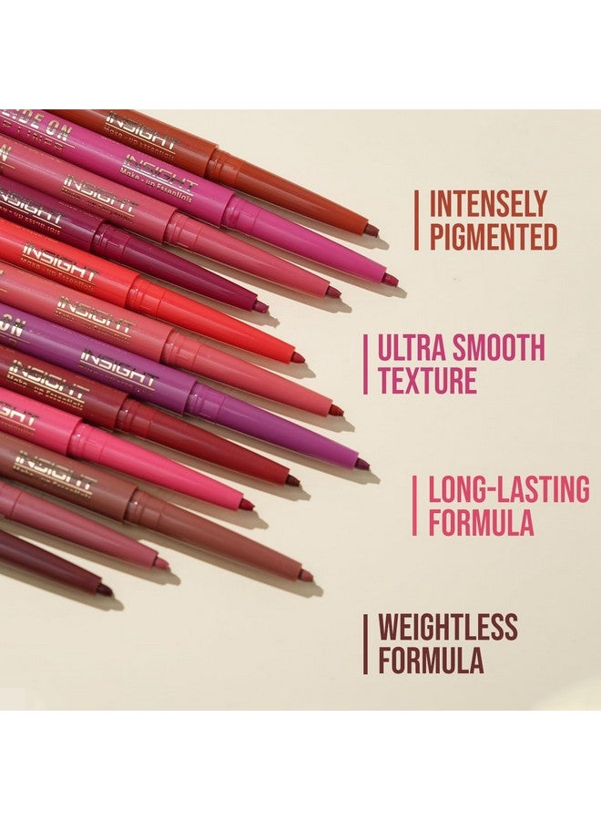 Insight Cosmetics Glide On Lip Liner | One Swipe Smooth Application | Long Lasting Lip Pencil,0.3 Gm,19 - Image 5