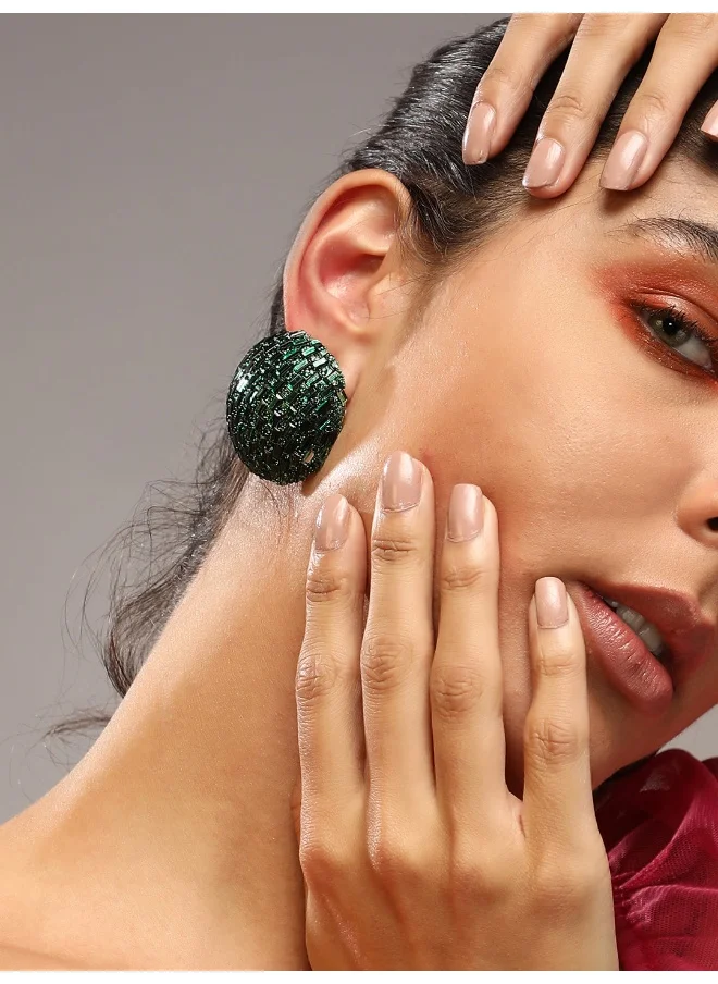 SOHI The Mirror Stud Earrings