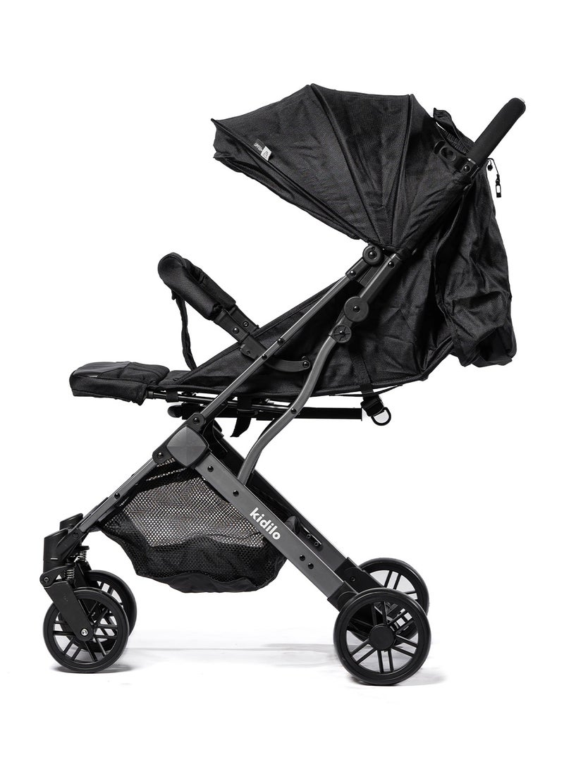 Kidilo Baby Stroller | Lightweight, Comfortable, Foldable Stroller for Infants & Toddlers | Perfect Baby Travel Gear, Umbrella Stroller - Image 4