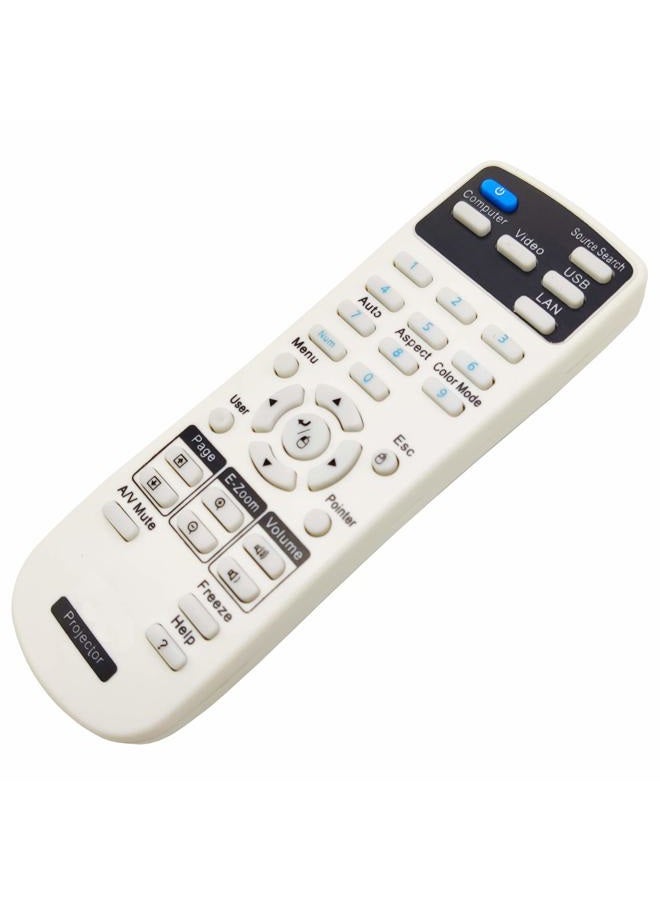 INTECHING 1547200 Projector Remote Control for Epson EB-1840W, EB-1850W, EB-1860, EB-1870, EB-1880, EB-420, EB-425W, EB-430, EB-435W, EB-470, EB-475W, EB-475Wi, EB-480, EB-480e, EB-480i, EB-485W - Image 2