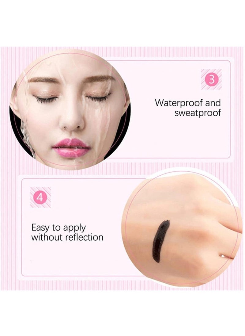 Double Eyelid Stickers 1200 Pairs One Side Natural Invisible Eyelid Tape Stickers Waterproof Breathable Self Adhesive Eye Lid Lift Strip for Uneven Mono and  Droopy Hooded Eyelids - Image 4