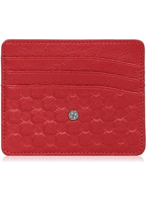 Cengiz Pakel Genuine Leather Card Holder 2465B-RED