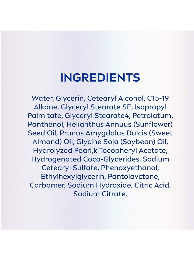 Nivea - NIVEA Sensitive and Radiant Body Lotion for Sensitive Skin, Unscented Body Lotion With Hypoallergenic Formula, 16.9 Fl Oz Pump Bottle - Image 1