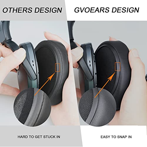 G GVOEARS GVOEARS Upgraded Ear Pads Replacement for Sennheiser HD4.50BT HD4.50BTNC HD4.40BT Headsets Earpad, Earpad Cushions for Sennheiser HD450BT, Comfortable Sponge | Added Thickness | Mesh Fabric - Image 5