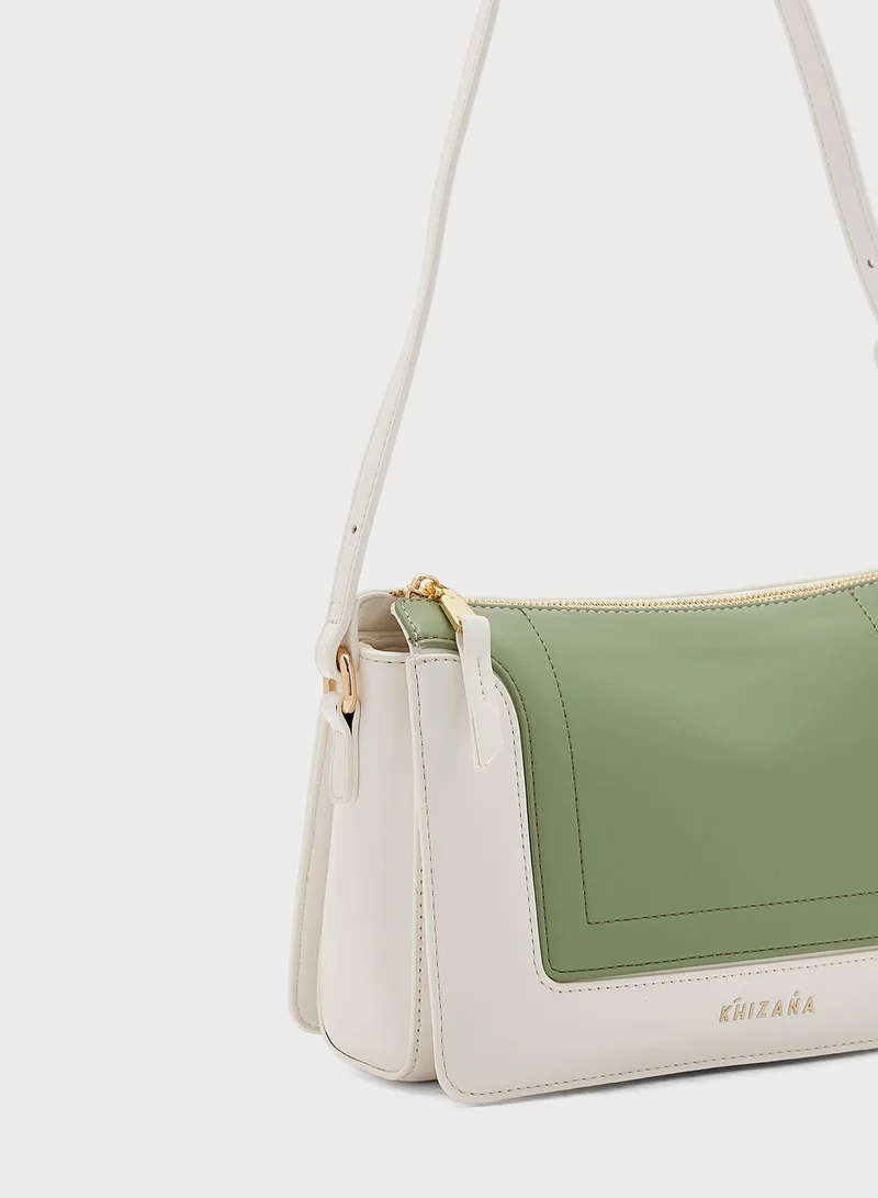 Khizana Colourblock Crossbody Bag