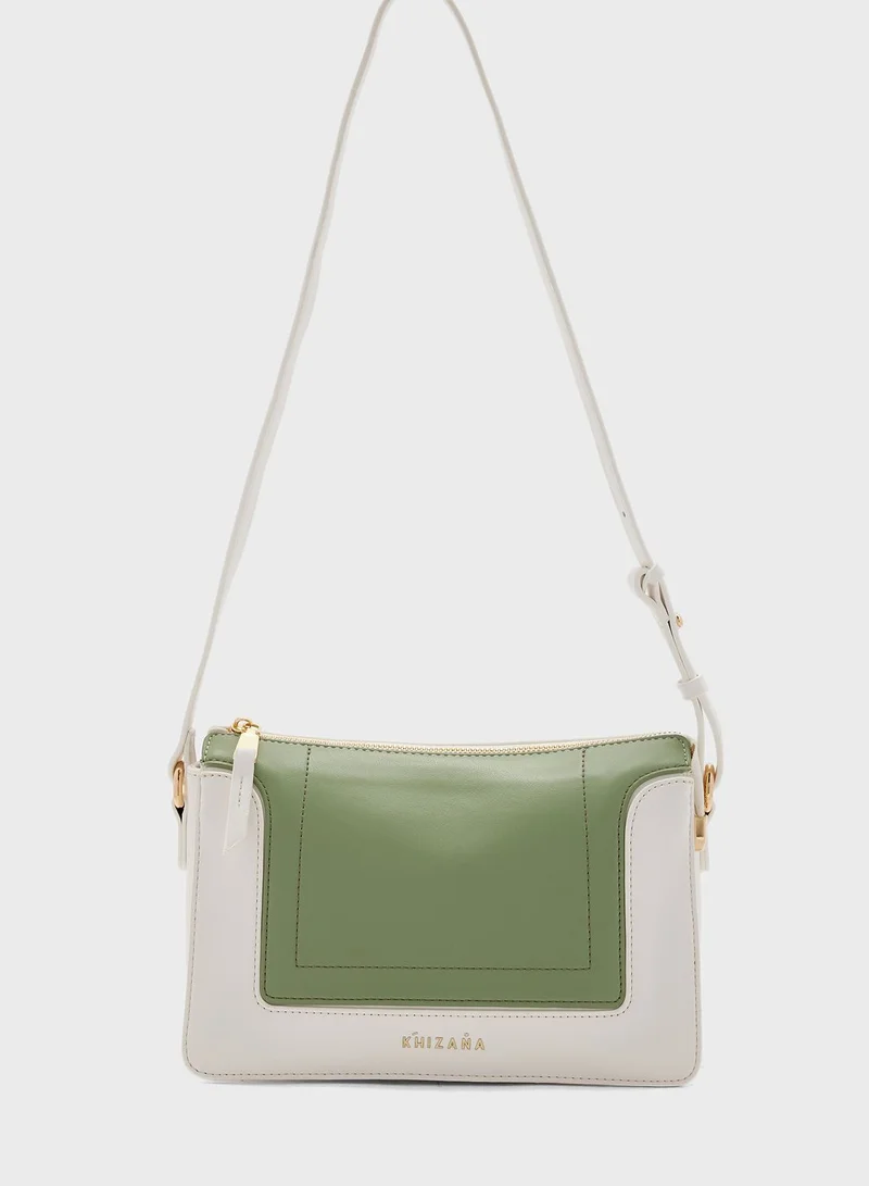 Khizana Colourblock Crossbody Bag