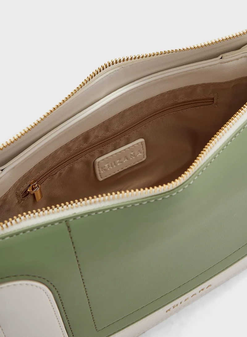 Khizana Colourblock Crossbody Bag