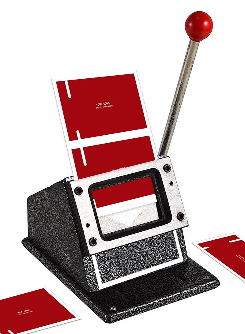 كيدل قاطعة بطاقات PVC متينة - آلة قص احترافية بزوايا مستديرة لبطاقات العمل والهوية وبطاقات PVC | قاعدة فولاذية متينة 210 | سُمك 0.76 مم | قاطعة يدوية دقيقة (قياسية 86 × 54 مم) - Image 1