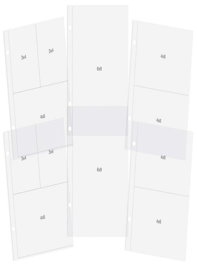 Simple Stories Sn@p Pocket Pages For 6"X8" Binders 12/Pkg, Variety Pack - Image 1