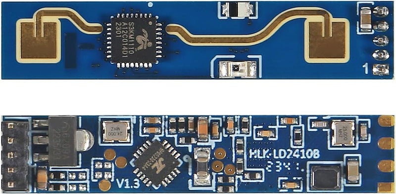 UMLIFE وحدة رادار استشعار حالة وجود الإنسان الذكي 2PCS LD2410BP لحام 5V ميني 24G - Image 2