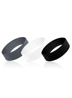 Oasisgalore 3-Piece Kids Sports Headbands Set - Moisture-Wicking Cotton Sweatbands for Running, Tennis, Basketball.  - Image 1