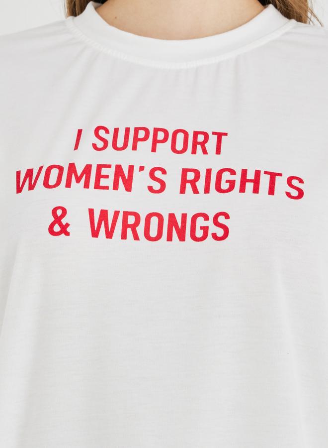 Take Two Slogan Print Regular Fit T-Shirt - Image 3