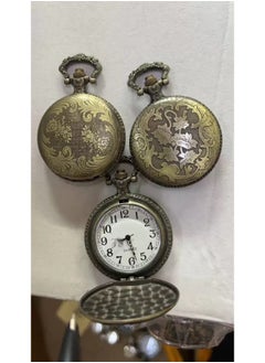 NIBEMINENT Vintage Metal Analog Pocket Watch Unisex Casual Style  - Image 1