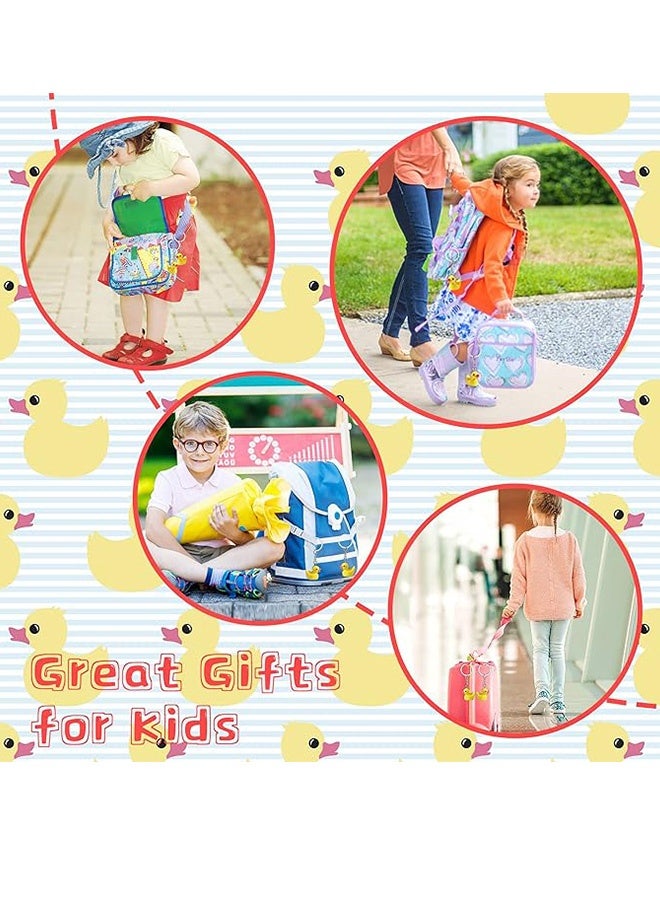 6 Pieces Duck Keychain Rubber ， 3D Duck Chains Duck Party Favors(Yellow ) - Image 5