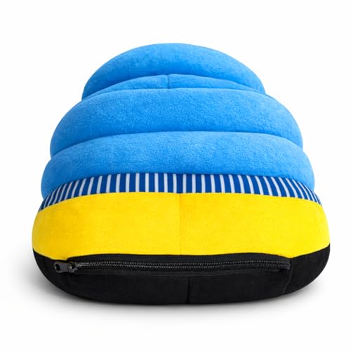 PWI Plush Baby Sitter with Backrest & Cartoon Support | Soft & Safe Seat for 0–24 Months | Blue, Lightweight & Portable - Image 3