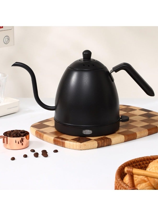 جيجيرو غلاية كهربائية، غلاية، غلاية كهربائية ذات عنق إوزة مع تحكم رقمي في درجة الحرارة، حماية من الغليان الجاف، 800 مل، لون أسود - Image 3