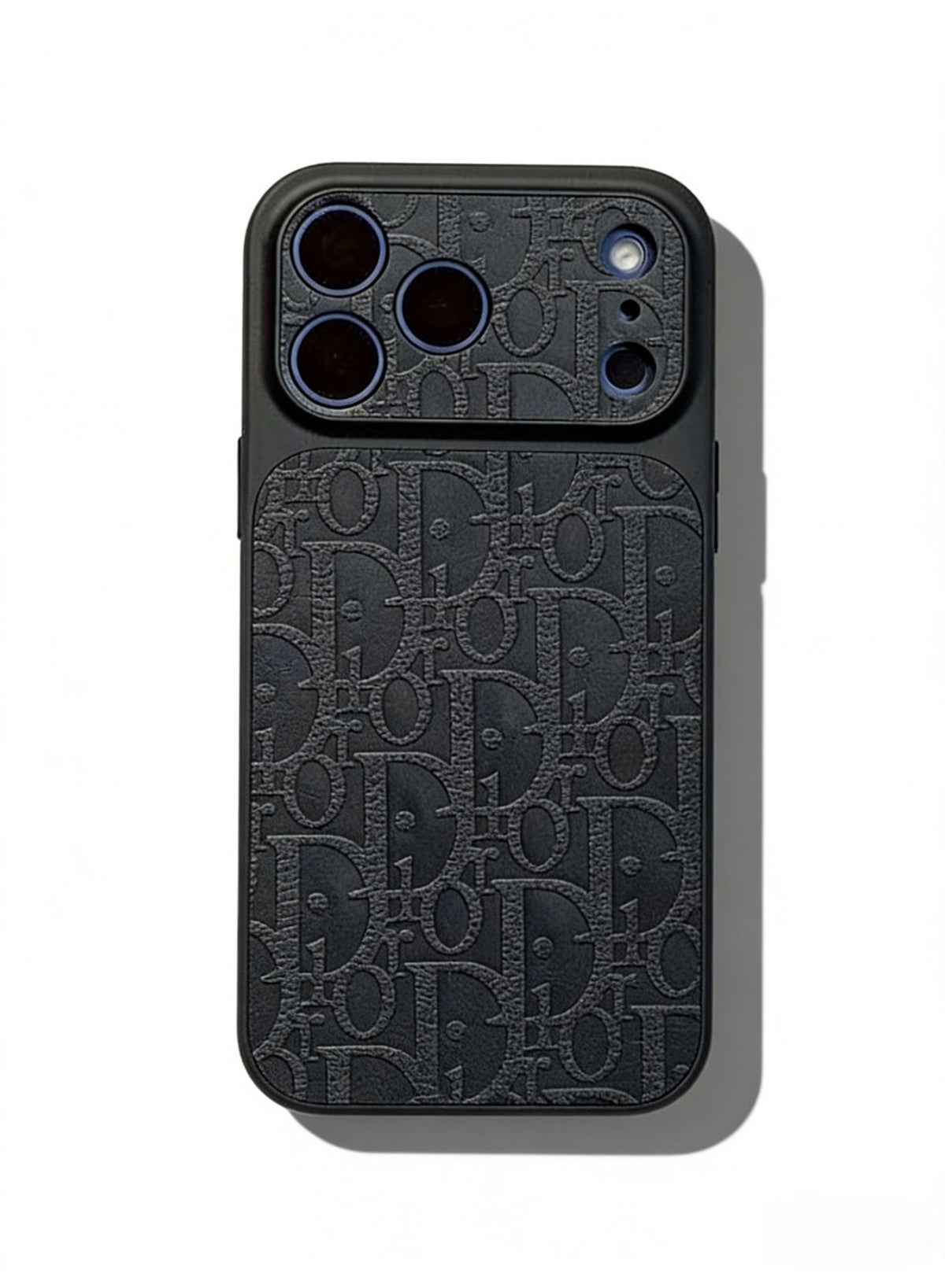 ديور Dior Oblique Embossed Monogram Phone Case For iPhone 16 17 Pro Max