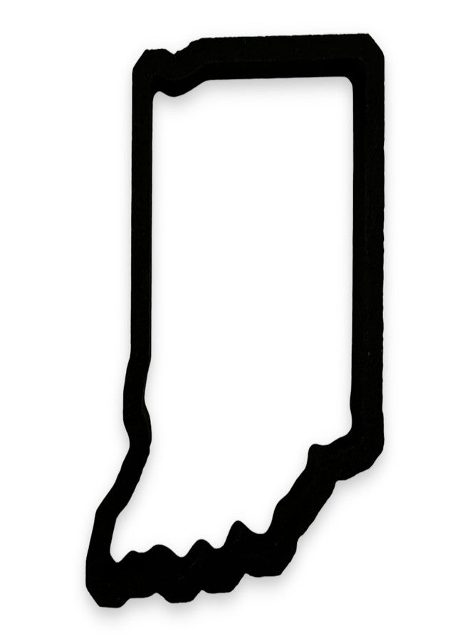Bundle of Fun Indiana State Cookie Cutter with Easy to Push Design (4 inch) - Image 1