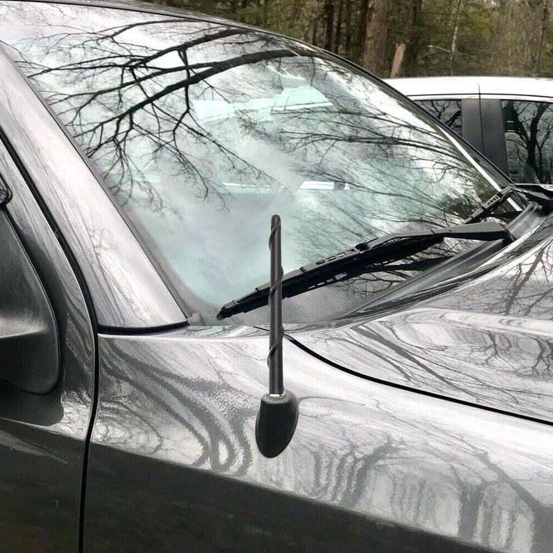 BASIKER Antenna for Toyota Tundra Tacoma FJ Cruiser 1995-2025, Toyota Tundra Tacoma Accessories, 7 Inch Short FJ Cruiser Antenna Replacement Upgrade Car AM FM Radio Reception - Image 2