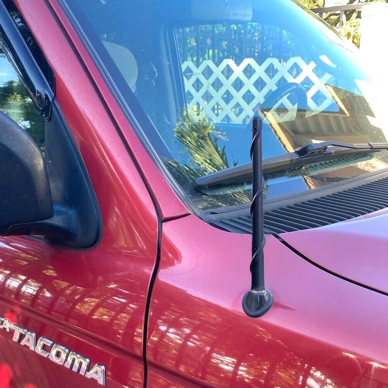 BASIKER Antenna for Toyota Tundra Tacoma FJ Cruiser 1995-2025, Toyota Tundra Tacoma Accessories, 7 Inch Short FJ Cruiser Antenna Replacement Upgrade Car AM FM Radio Reception - Image 3