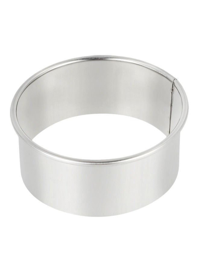 NIBEMINENT 12-Piece Stainless Steel Circle Cookie Cutters Silver - Image 2