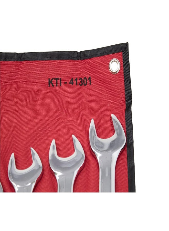 K-Tool International K Tool International 41301 SAE Combination Wrench Set for Garages and Repair Shops, Polished Chrome, 5/16", 3/8", 7/16", 1/2", 9/16", 5/8", 11/16", 3/4", 13/16", 7/8", 15/16", 1", 12 Piece - Image 5
