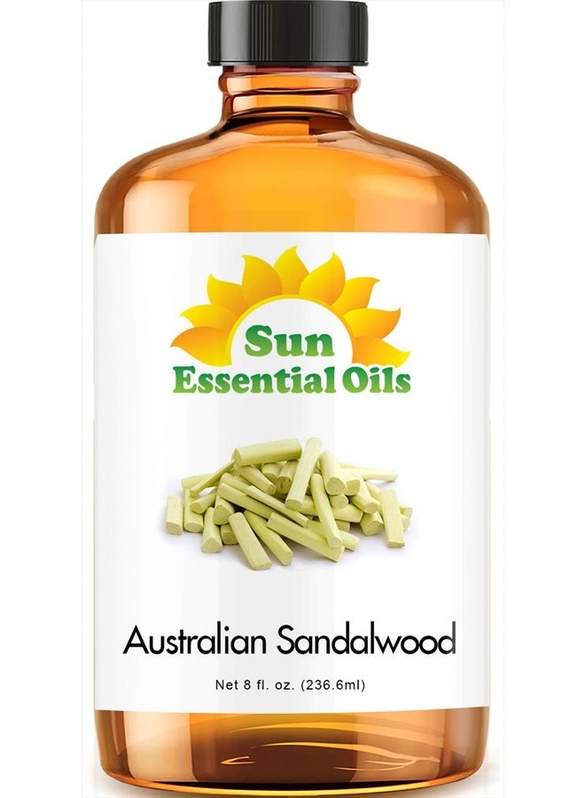 Sun Essential Oils 8oz - Sandalwood Essential Oil - 8 Fluid Ounces - Image 1
