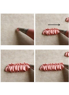 S.B. ANJALI SHALU BHAI SB ANJALI SHALU BHAI 5pcs Russian Tulip Icing Piping Nozzles Cake Decoration 3 Big Russian Nozzle Heavy Duty Tips Cooking for Cup Cake Muffin Cake Icing Piping and Decoration  - Image 3
