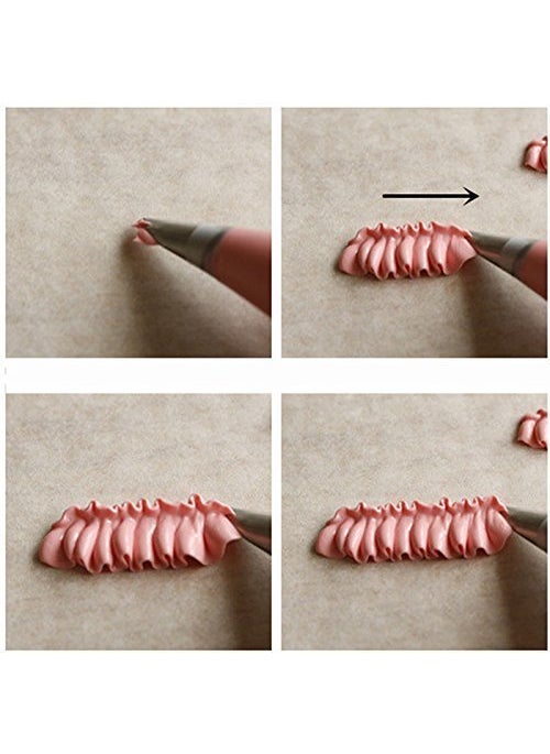 S.B. ANJALI SHALU BHAI SB ANJALI SHALU BHAI 5pcs Russian Tulip Icing Piping Nozzles Cake Decoration 3 Big Russian Nozzle Heavy Duty Tips Cooking for Cup Cake Muffin Cake Icing Piping and Decoration  - Image 3