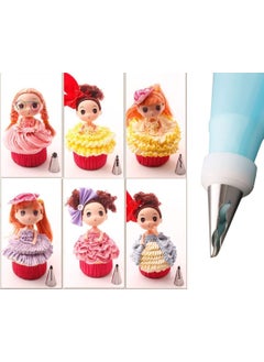 S.B. ANJALI SHALU BHAI SB ANJALI SHALU BHAI 5pcs Russian Tulip Icing Piping Nozzles Cake Decoration 3 Big Russian Nozzle Heavy Duty Tips Cooking for Cup Cake Muffin Cake Icing Piping and Decoration  - Image 4